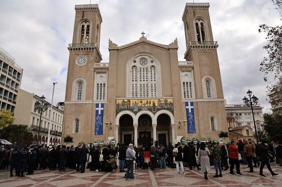 Les funérailles de la princesse Irène de Grèce à la cathédrale métropolitaine d'Athènes à Athènes, Grèce, le 19 janvier 2026. Photo par Giannis Panagopoulos/Eurokinissi/ABACAPRESS.COM