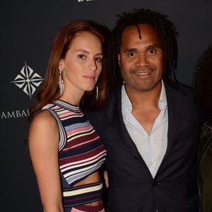 Le couple devient ensuite parent de deux enfants, Gaïa et Alessia.

Christian Karembeu et sa femme Jackie Chamoun à un dîner organisé au Buddha Bar le 11 juin 2018.

© Rachid Bellak/Bestimage