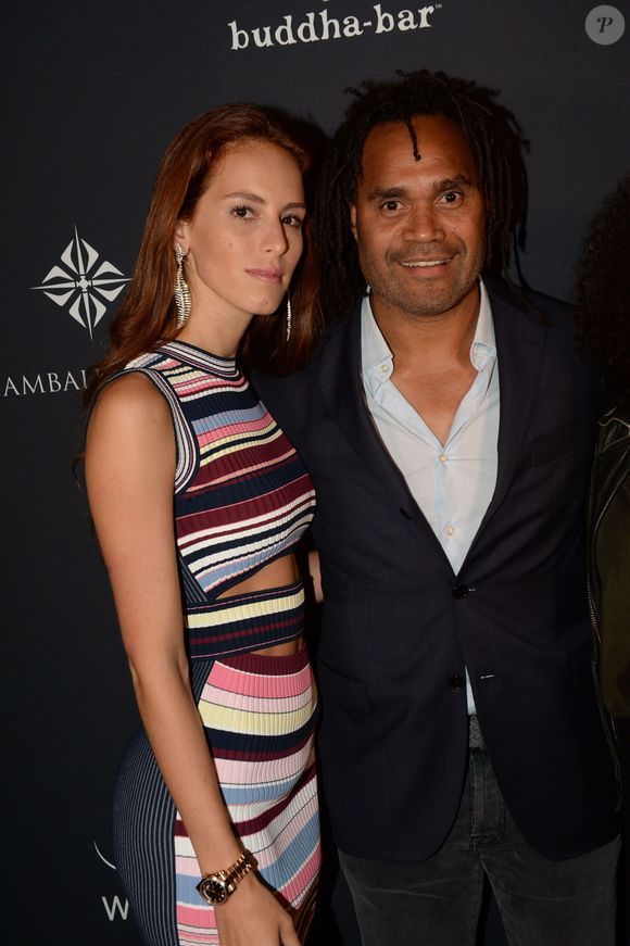 Le couple devient ensuite parent de deux enfants, Gaïa et Alessia.

Christian Karembeu et sa femme Jackie Chamoun à un dîner organisé au Buddha Bar le 11 juin 2018.

© Rachid Bellak/Bestimage