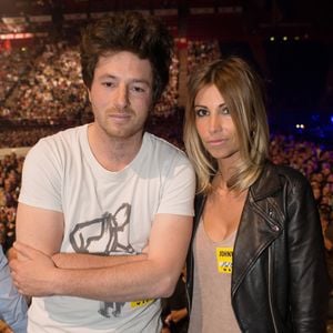 Exclusif - Jean Imbert et Alexandra Rosenfeld - People au concert de Johnny Hallyday au POPB de Bercy a Paris - Jour 2. Le 15 juin 2013 Borde-Corlouer-Jacovides-Moreau / Bestimage