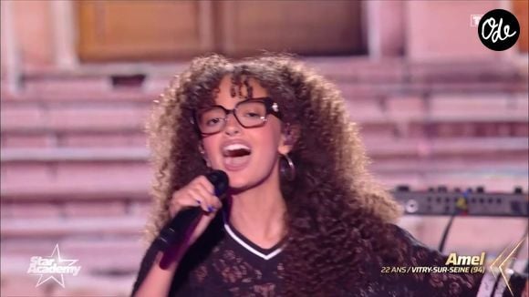 Amel fait partie de la nouvelle promotion de la "Star Academy". Capture d'écran TF1