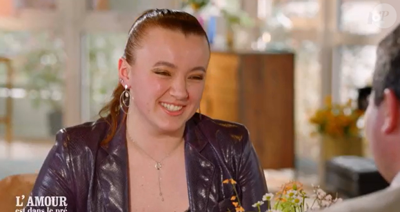 Flavie dans "L'amour est dans le pré".
Crédit : M6