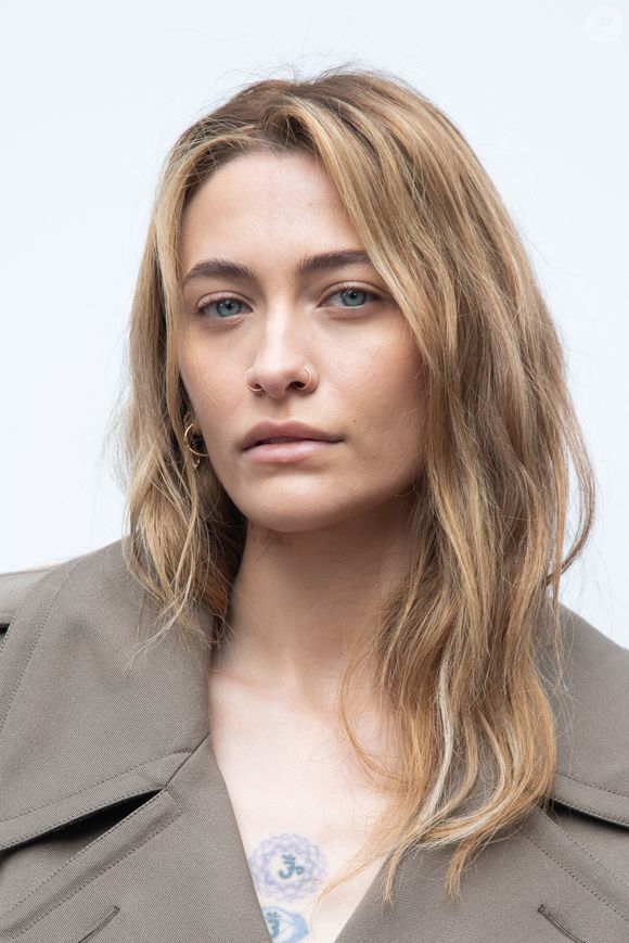 Paris Jackson assiste au défilé Stella Mc Cartney Womenswear Spring-Summer 2025 dans le cadre de la Fashion Week de Paris, à Paris, France, le 30 septembre 2024. Photo by Aurore Marechal/ABACAPRESS.COM