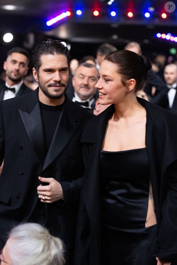 François Civil, Adèle Exarchopoulos - Cérémonie de la 50ème édition de la cérémonie des César à l'Olympia à Paris, France, le 28 février 2025 © Dominique Jacovides - Olivier Borde / Bestimage