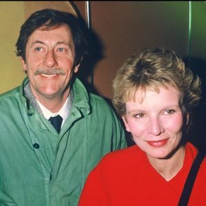 Archives - Nicole Garcia et Jean Rochefort lors de la première du film "Péril en la demeure".
Bestimage