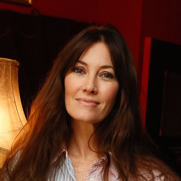 Exclusif - Mareva Galanter (Miss France 1999) lors de l'enregistrement de l'émission "Jacky aux Platines" au théâtre Clavel à Paris, présentée par J.Jakubowicz et diffusée le 28 octobre sur 20 Minutes Tv © Christophe Clovis / Bestimage
