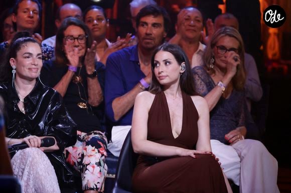 Exclusif - Hiba Tawaji, lors de l'enregistrement de l'émission "Le Grand Echiquier - Méditerrannée" présentée par A.Manoukian et C.Chazal et diffusée le 2 juillet 2026 sur France 2, à Versailles, France, le 1er juillet 2025. © Jack Tribeca/Bestimage