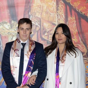 Louis Ducruet et sa femme Marie - Arrivées lors du 45e Festival International du Cirque de Monte Carlo sous le chapiteau Fontvieille à Monaco le 20 janvier 2023. © Olivier Huitel/Pool/Bestimage
