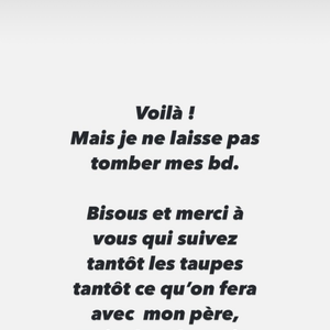 Lolita Séchan a publié des stories sur son compte Instagram à propos de son rôle dans la carrière de son père Renaud.