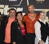 Michael Goldman, Lucie Bernardoni, Papy, Sofia Morgavi, Jonathan Jenvrin, Marlène Schaff, Fanny Delaigue et Ladji Doucouré lors de la soirée de lancement de la 13ème saison de la "Star Academy" au cinéma Le Grand Rex à Paris, en octobre 2025.

© Guirec Coadic/Bestimage