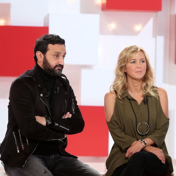Exclusif - No Web - Cyril Hanouna et Enora Malagré - Enregistrement de l'émission "Vivement la télé" de Michel Drucker au Studio Gabriel  avec une partie de l'équipe de Touche pas à mon poste (TPMP)  le 9 novembre 2016. L'émission sera diffusée sur France 2 le 13 novembre 2016.
© Dominique Jacovides / Bestimage