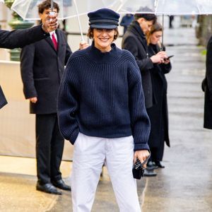 Inès de La Fressange - Arrivées au premier défilé Chanel "Collection Haute Couture Printemps/Eté 2026" lors de la Fashion Week de Paris (PFW) au Grand Palais, à Paris, France, le 27 janvier 2026. © Florian Lavielle/Bestimage