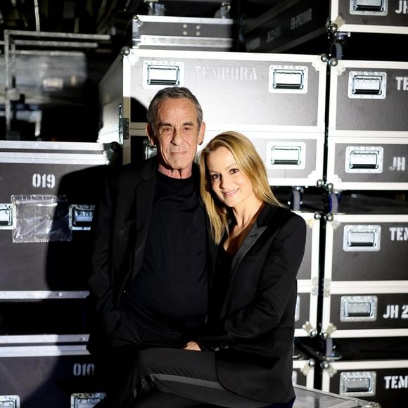 Exclusif - Thierry Ardisson et sa femme Audrey Crespo-Mara - Vernissage de l'exposition "Johnny Hallyday, l'exposition" au Palais des Expositions à Paris. Le 21 décembre 2023
© Dominique Jacovides / Bestimage