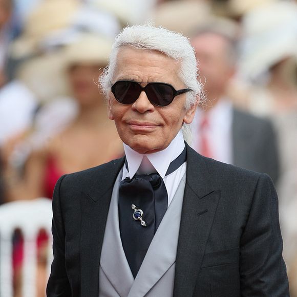La princesse confie qu'il lui a apporté affection et culture.

Karl Lagerfeld arrive au mariage du Prince Albert II de Monaco et de Charlene Wittstock à la Place du Palais à Monaco. Photo Dominic Lipinski/PA Photos/ABACAPRESS.COM