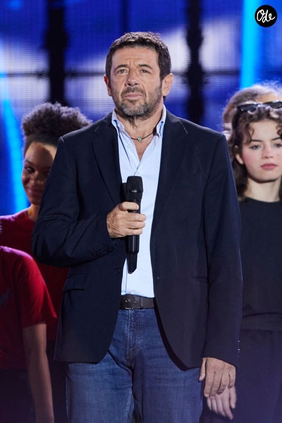 Exclusif - Patrick Bruel - Enregistrement de l'émission "Tous avec les bleus, le concert événement", diffusée en direct sur TF1 le 12 octobre 2023, au Village Rugby, place de la Concorde, à Paris
© Cyril Moreau-Veeren / Bestimage