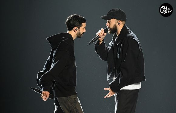 Bigflo et Oli lors de la 38ème cérémonie des Victoires de la musique à la Seine musicale de Boulogne-Billancourt, France, le 10 février 2023. © Coadic Guirec/Bestimage
