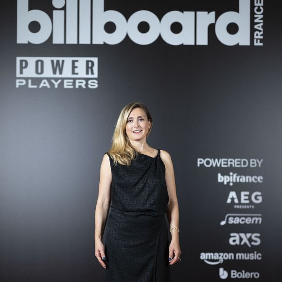 Exclusif - Julie Gayet au photocall de la soirée des Billboard Power Players à la salle Cortot à Paris le 15 septembre 2026. © Pierre Perusseau / Bestimage