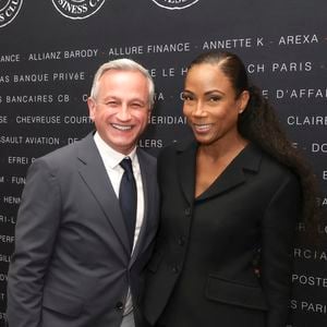 Exclusif - Lionel Stan, Christine Kelly au déjeuner du Chinese Business Club, avec C.Hanouna comme invité d’honneur, à Paris, France, le 19 juin 2025. © Jack Tribeca/Bestimage