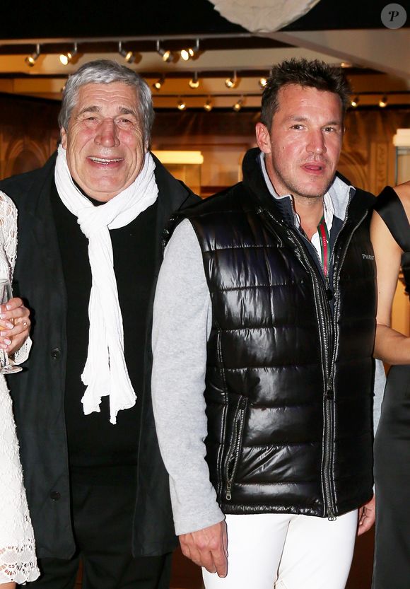 Jean-Pierre et Benjamin Castaldi. Dans le cadre du Gucci Paris Masters 2012 à Paris Villepinte, épreuve caritative "Style et Competition" au profit de l'AMADE - Dans le cadre du Gucci Paris Masters 2012 a Paris Villepinte, épreuve caritative "Style et Competition" au profit de l'AMADE le 1er Decembre 2012. JACOVIDES-BORDENAVE / BESTIMAGE
