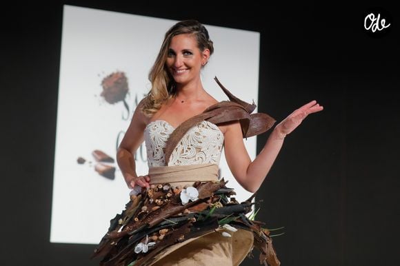 Marie Portolano (coiffure Franck Provost / maquillage SLA make up Academy) - Défilé du 24ème Salon du Chocolat à Paris en faveur de l'association Mécénat Chirurgie Cardiaque au Parc des Expositions de la Porte de Versailles à Paris le 30 octobre 2018.  © CVS-Veeren/Bestimage