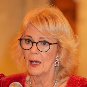 Pour une sortie spéciale, l'épouse du roi Charles III a sorti une pièce de collection.

La reine Camilla (Camilla Parker Bowles, reine consort d'Angleterre), colonel en chef des Rifles, prononce un discours lors du dîner biennal de remise des prix des Rifles au Guildhall, dans la City de Londres. Photo par Kin Cheung / PA Photos / Bestimage