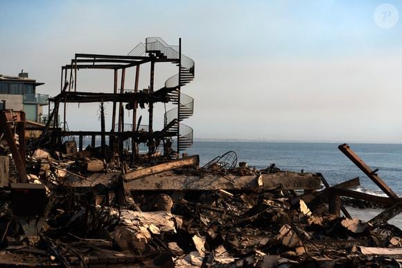 Incendies 2025 en Californie à Pacific Palisades  © Daniel A. Anderson/ZUMA Press Wire
