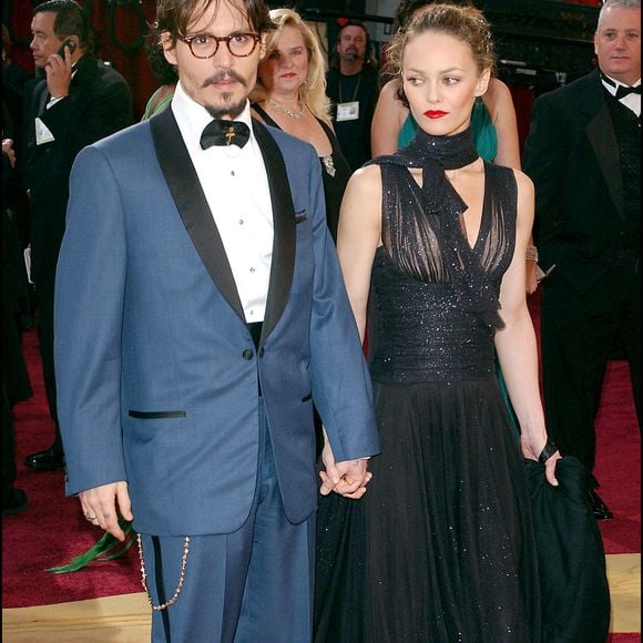 Vanessa Paradis et Johnny Depp aux Oscars en 2005