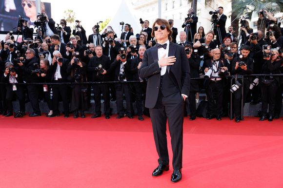 Tom Cruise - Montée des marches du film « Mission Impossible : The Final Reckoning » lors du 78ème Festival International du Film de Cannes, au Palais des Festivals à Cannes. Le 14 mai 2025
© Jacovides-Moreau / Bestimage