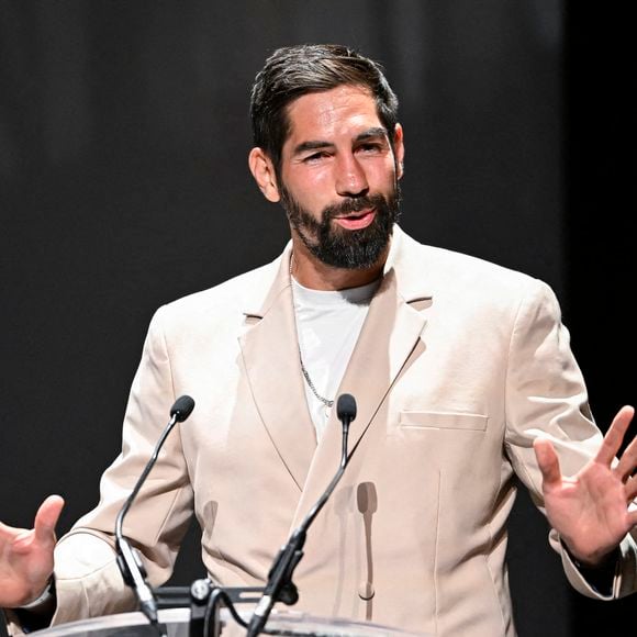 Nikola Karabatic lors de la cérémonie de remise des Trophées LNH du championnat de France de handball au Théâtre Marigny le 10 juin 2025 à Paris, France. Photo by Victor Joly/ABACAPRESS.COM