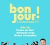 Bonne nouvelle pour les fans de la matinale de TF1, l'un des chroniqueurs vient d'annoncer la naissance de son fils !

Illustration de l'équipe de la matinale "Bonjour !" sur TF1