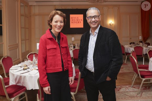 Exclusif - Aurélie Julia, Kamel Daoud - Dîner de la Revue des Deux Mondes à Paris à la Maison de l'Amérique Latine à Paris le 18 décembre 2024. © Jack Tribeca / Bestimage