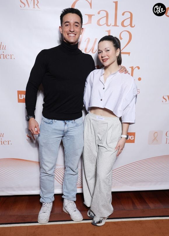Tibo Inshape et sa femme Juju Fitcats lors de la première édition du gala caritatif 'le Gala du 12 Fevrier' au profit des grands brûlés dans les salons de l'Hotel Royal Monceau le 12 Fevrier 2026 à Paris. © Denis Guignebourg/BestImage