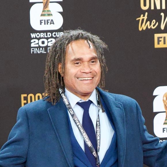 Depuis plusieurs années, Christian Karembeu vit le parfait amour avec sa femme Jackie Chamoun.

Tapis rouge du tirage au sort de la Coupe du Monde de la FIFA au John F. Kennedy Center à Washington DC.  

© Briant Mendez/TheNEWS2 via ZUMA Press / Bestimage Wire/Bestimage