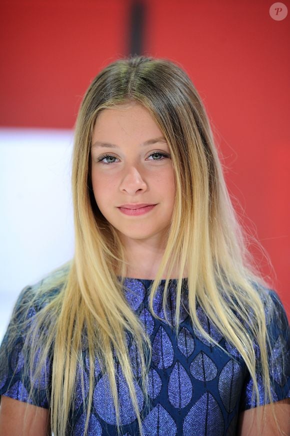 Exclusif - Gloria du groupe Kids United Nouvelle Génération - Enregistrement de l'émission "Vivement Dimanche" à Paris le 27 aout 2018 et qui sera diffusée le 9 septembre 2018. Guillaume Gaffiot/Bestimage