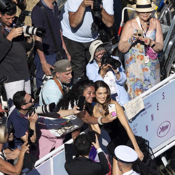 Iris Mittenaere - Montée des marches du film « Dossier 137 » lors du 78ème Festival International du Film de Cannes, au Palais des Festivals à Cannes. Le 15 mai 2025
© Olivier Borde / Bestimage