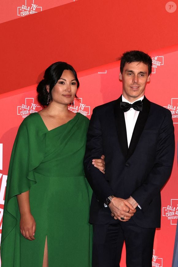 Marie et Louis Ducruet - 76ème Bal de la Croix Rouge dans la salle des Etoiles à Monaco le 12 juillet 2025. © Claudia Albuquerque/Bestimage
