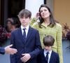 Raphaël Elmaleh a fait une apparition remarquée.

Charlotte Casiraghi et ses enfants Raphaël Elmaleh,  Balthazar Rassam - La famille princière monégasque dans la cour d'honneur du palais lors de la la fête nationale à Monaco. © Dominique Jacovides - Bruno Bebert / Bestimage
