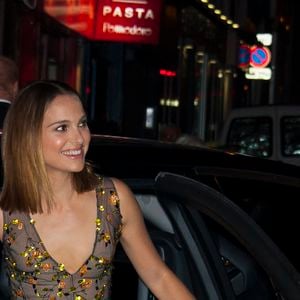 Natalie Portman et Benjamin Millepied lors de l'avant-première française du film 'Thor The Dark World' qui s'est tenue au cinéma Grand Rex à Paris, le 23 octobre 2013. Photo Nicolas Genin/ABACAPRESS.COM