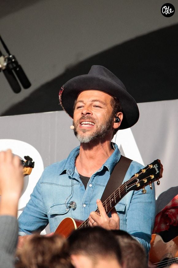 Christophe Maé donne un concert lors du match caritatif organisé par le footballeur français Pascal Olmeta au profit de son association "Un Sourire, Un espoir pour la Vie" au stade Chaban-Delmas. À Bordeaux, en France, le 27 mai 2019.  Photo de Thibaud Moritz/Abaca