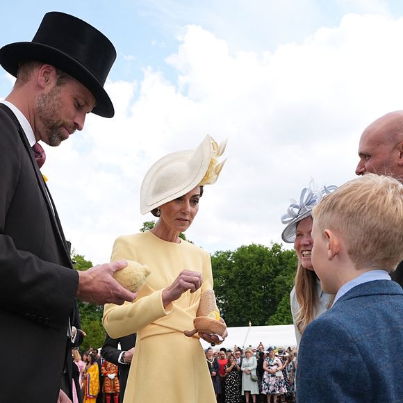 Le prince William, prince de Galles, et Catherine (Kate) Middleton, princesse de Galles, lors de la Royal Garden Party de Buckingham Palace à Londres, le 20 mai 2025. Aaron Chown/WPA-Pool / Julien Burton via Bestimage