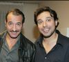Bruno Salomone est parti le 15 mars 2026 à 55 ans, laissant le monde du spectacle et ses proches en émoi.

Didier Gustin, Jean Dujardin et Bruno Salomone - enregistrement à Paris de l’émission "La Télé de Sabastien" diffusée sur France 2

© BAHI / BESTIMAGE