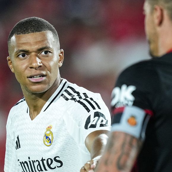Premier match en Liga pour Kylian Mbappé avec le Real Madrid contre Majorque le 18 août 2024.

© Oscar J Barroso/AFP7 via ZUMA Press Wire / Bestimage