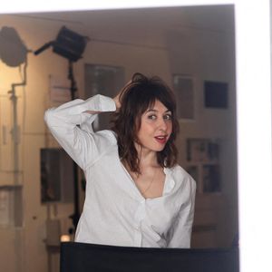 Valérie Bonneton lors de l'enregistrement de l'émission "Inoubliables, nos chers grands-parents", présentée par N.Lévy, au Studio Harcourt à Paris, diffusée le 28 mai à 23h sur Canal+. Le 17 février 2024
© Dominique Jacovides / Bestimage