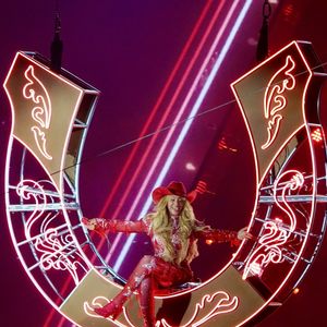 Beyonce Knowles en concert à Los Angeles dans le cadre de sa tournée "Cowboy Carter". Beyonce a fait monter sur scène ses filles Blue Ivy et Rumi Carter. Backgrid USA / Bestimage