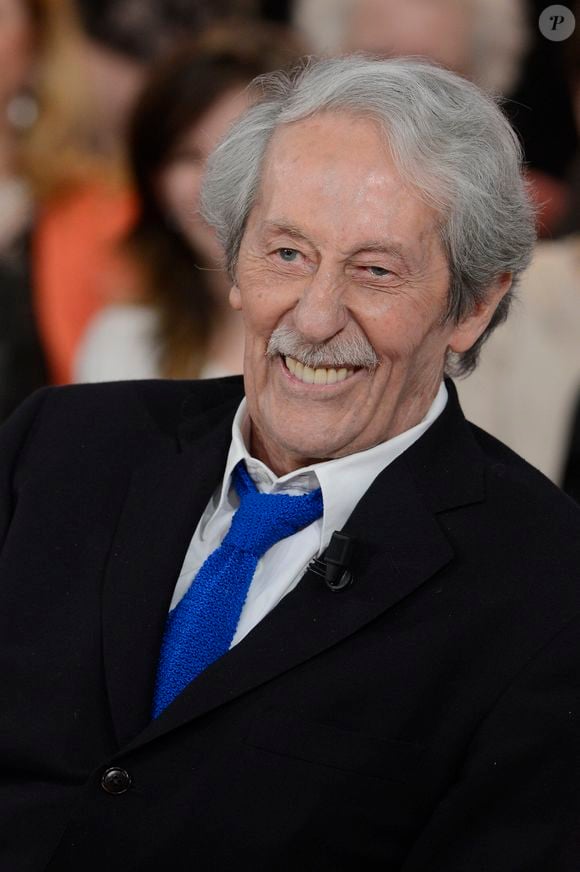 Jean Rochefort à l'enregistrement de l'émission "Vivement Dimanche" à Paris, le 10 avril 2013.

Photo : Coadic Guirec / Bestimage