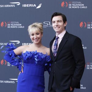 Jazmin Grace Grimaldi et Ian Mellencamp sur le tapis rouge du photocall de la cérémonie d'ouverture du 62ème Festival de Télévision de Monte-Carlo, à Monaco, le 16 juin 2023. © Denis Guignebourg/BestImage