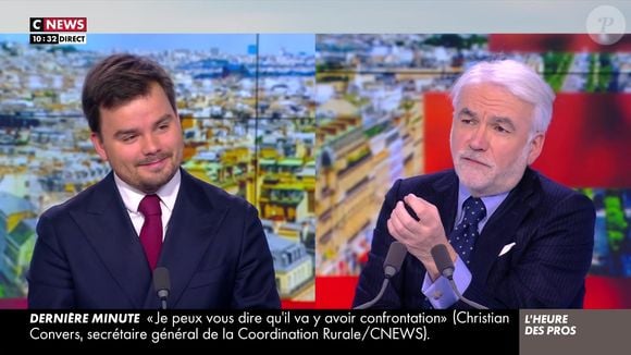 Gauthier Le Bret quitte "L'heure des pros", sur CNEWS, Pascal Praud fait ses adieux dans l'émission du 6 janvier 2025