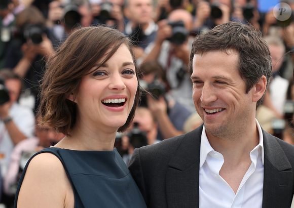 Marion Cotillard et Guillaume Canet - Photocall du film "Blood Ties" au 66 eme Festival du Film de Cannes. Le 20 mai 2013. © DOMINIQUE JACOVIDES / BESTIMAGE