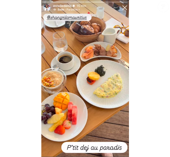 Estelle Denis partage des images de ses vacances paradisiaques avec Marc Thiercelin.