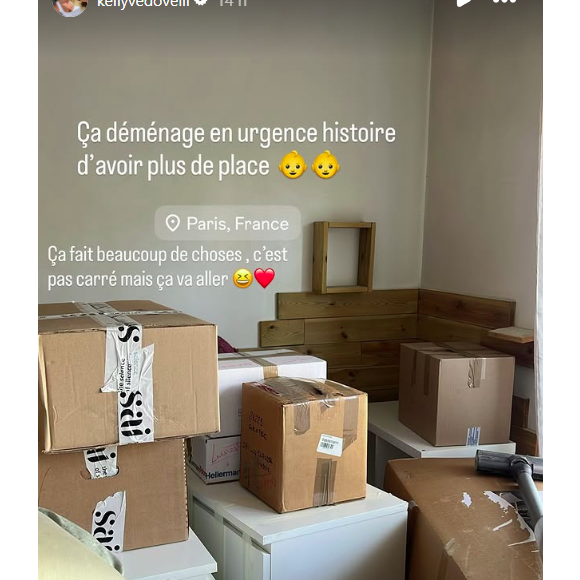 Capture d'écran Story Kelly Vedovelli